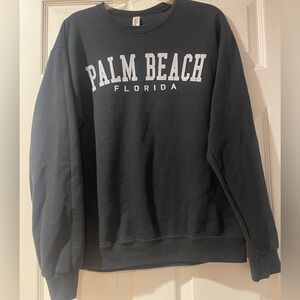 ⭐️3/$15⭐️Palm Beach Florida crew sweatshirt medium